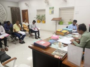 श्री शशांक शुभंकर ने नगर निकाय के पदाधिकारियों के साथ समीक्षात्मक वैठक  